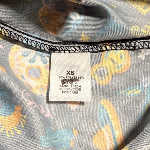 NEW Magellan Outdoors Men's Dia De Los Muertos Print Short Sleeve Fishing Shirt - Picture 7 of 8